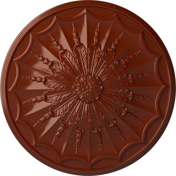 Ekena Millwork Artis Ceiling Medallion, Hand-Painted Firebrick, 27 1/8"OD x 2 5/8"P CM27ARFIF - main